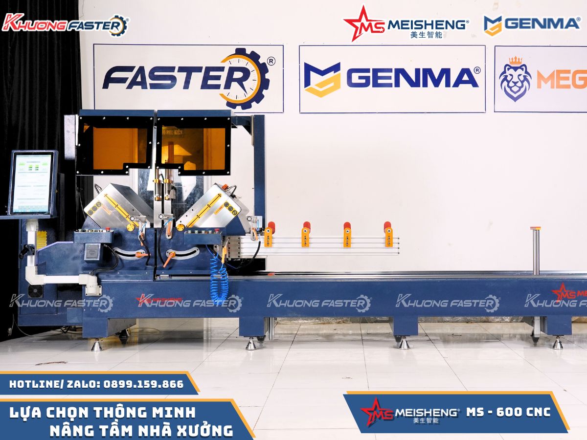 Máy Cắt Nhôm 2 Đầu Meisheng Ms 600 CNC Ngoại Tuyến